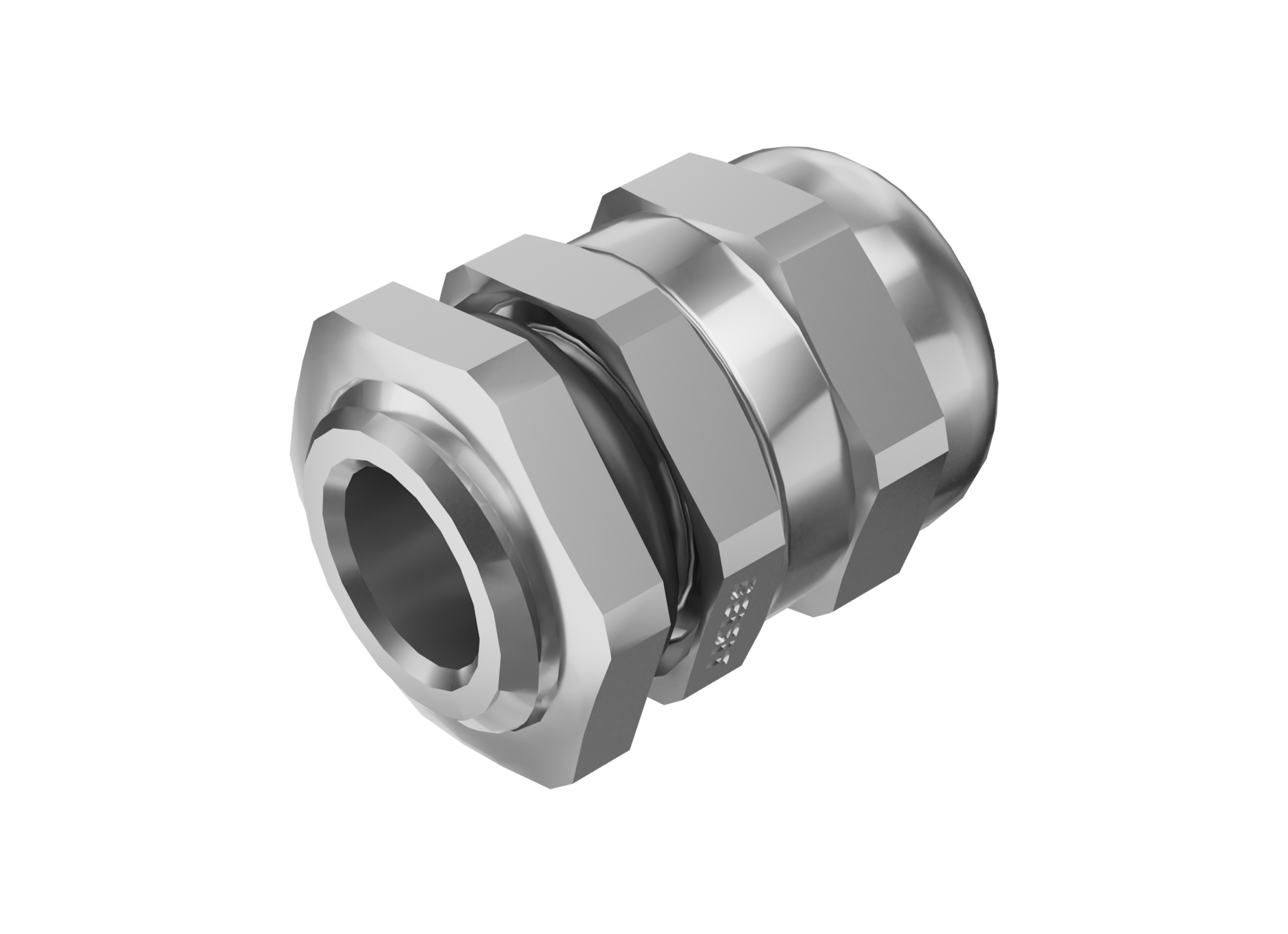 1/4"NPT 加強型不銹鋼電纜固定頭